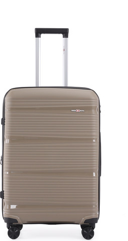 טרולי עליה למטוס 20 אינץ' מתרחבת Swiss Royal California בצבע שמפנייה