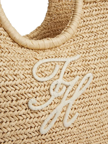 TH ELEVATED SUMMER TOTE RAFFIA