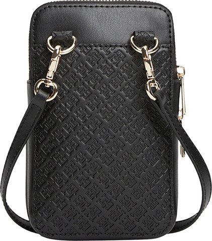 תיק לנייד דמוי עור מבית TOMMY דגם TOM-AW0AW18601-BDS