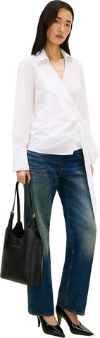 תיק דמוי עור TOMMY דגם TOM-AW0AW18617-BDS