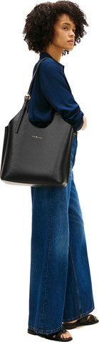 תיק דמוי עור TOMMY דגם TOM-AW0AW18618-BDS