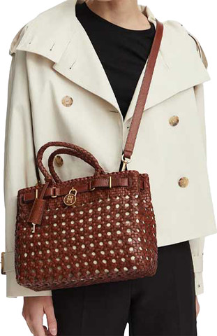 תיק עור מבית TOMMY דגם TOM-AW0AW18734-GES
