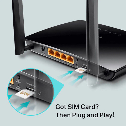 נתב AC1200 Wireless Dual Band 4G LTE Router