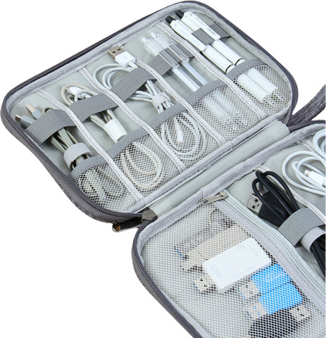 אורגנייזר Kelvion Elite 1 ליטר לאביזרי טכנולוגיה - שחור