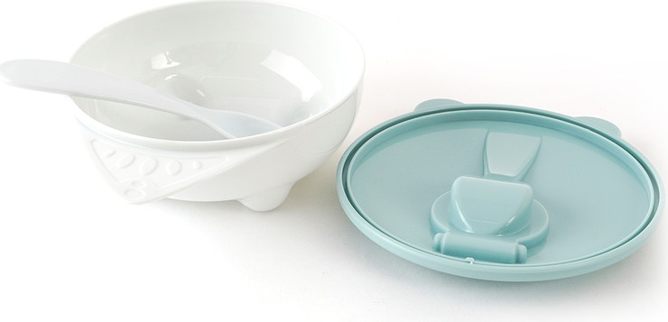 קערה עם כפית - צבע ורוד Flawless™ Feeding Bowl with Spoon