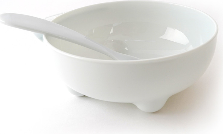 קערה עם כפית - צבע ורוד Flawless™ Feeding Bowl with Spoon