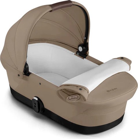 עגלת תאומים אחים גאזל Gazelle S2 עם 2 עריסות 2 טיולונים צבע בז – סייבקס