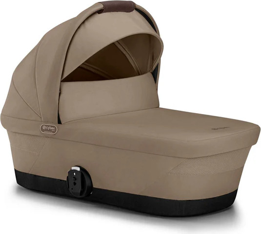 עגלת תאומים אחים גאזל Gazelle S2 עם 2 עריסות 2 טיולונים צבע בז – סייבקס