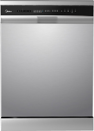 מדיח כלים רחב 8 תוכניות WQP14-W7633C-S צבע כסוף 6469 Midea