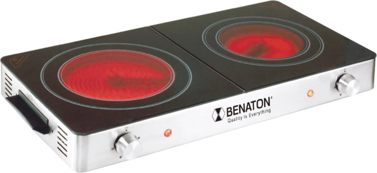 כיריים קרמיות כפולות BENATON BT-5052 בנטון
