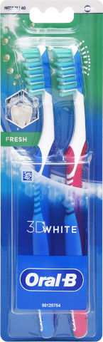 מברשת שיניים 3D WHITE מדיום 40