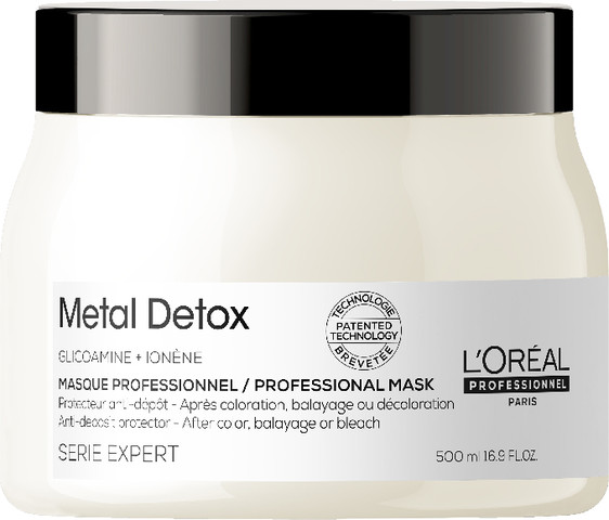 METAL DETOX מסכה מקצועית לשיער שעבר תהליכי כימיה