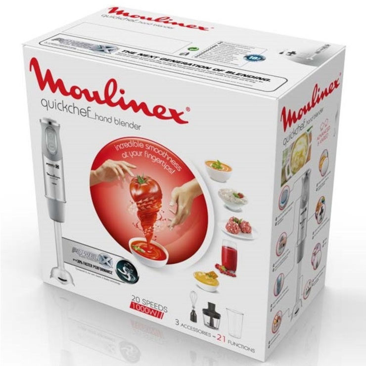בלנדר מוט כולל אביזרים Moulinex מולינקס QuickChef DD656D27