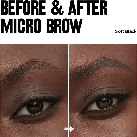 CS MICRO עפרון גבות - SOFT BLACK 457