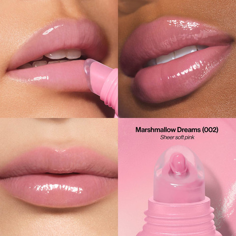 GLIMMER LIP TREAT באלם + מסיכת שפתיים - MARSHMALLOW 02