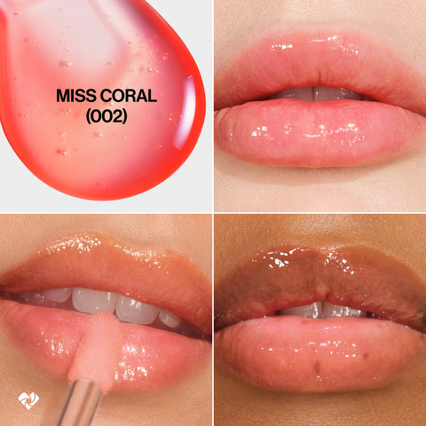 SUPER LUSTROUS GLIMMER שמן שפתיים - MISS CORAL 002