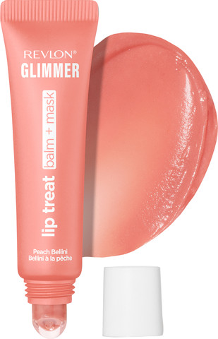 GLIMMER LIP TREAT באלם + מסיכת שפתיים - PEACH BELLINI 03
