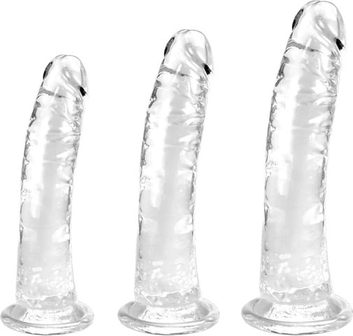 סט 3 דילדואים Crystal Threesome