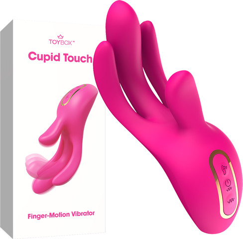 ויברטור בתנועת אצבע וגירוי משולב Cupid Touch