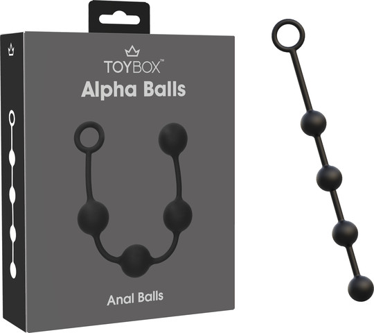 שרשרת כדורים אנאליים קטנים Alpha Balls