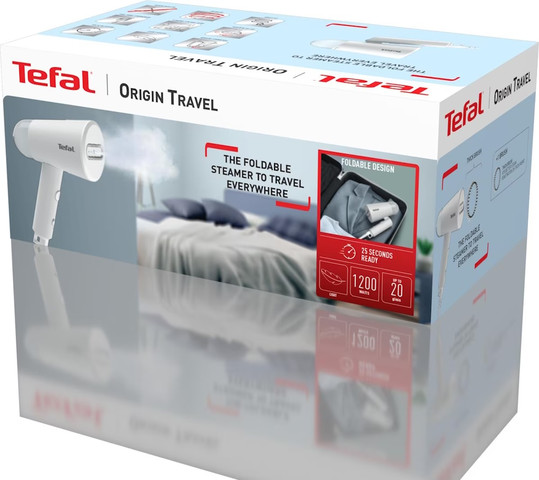 מגהץ קיטור אנכי Tefal טפאל Origin Travel DT1020G0