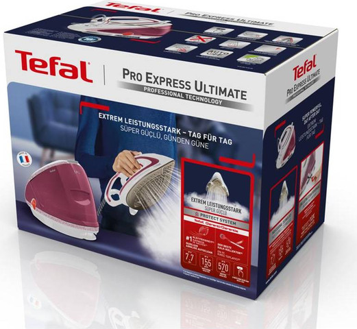 מגהץ קיטור 2600 וואט Tefal Pro Express Ultimate GV9566E1