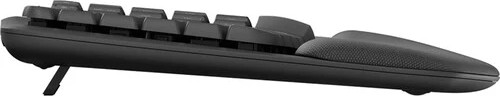 מקלדת Logitech Wave Keys Wireless Ergonomic Keyboard בצבע גרפיט