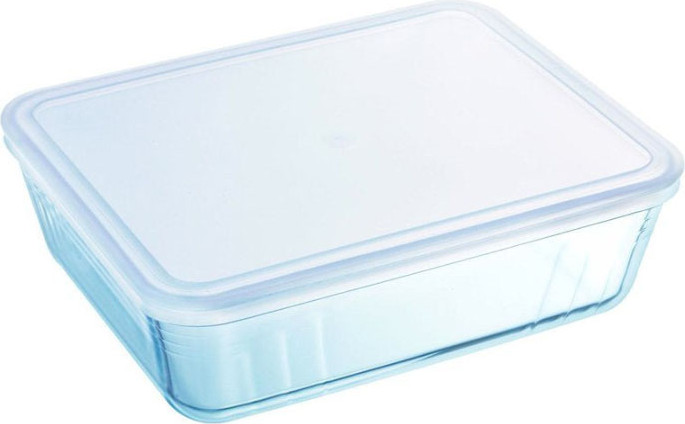 תבנית זכוכית עם מכסה 22x17 ס"מ Cook & Freeze