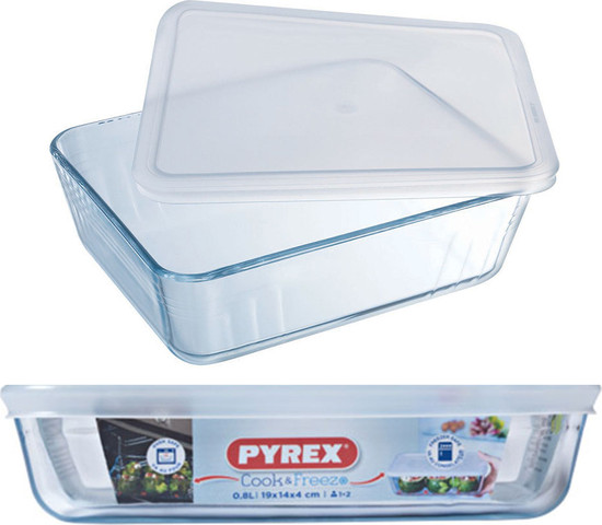 מארז 2 כלי אחסון PYREX – סדרת Cook & Freez