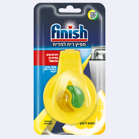 מפיץ ריח למדיח עד 60 הדחות בניחוח לימון