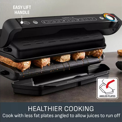 טוסטר גריל לחיצה Tefal 2000W טפאל OptiGrill GC7278G1