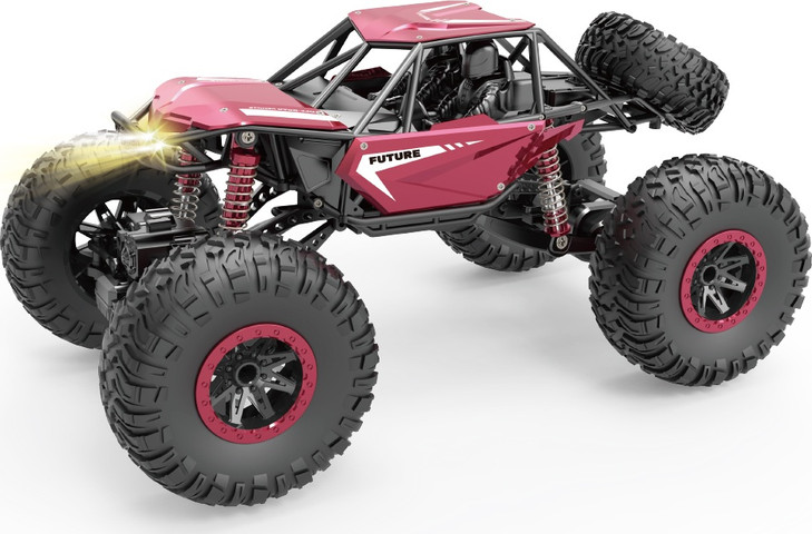 מכונית על שלט גדולה סטיל רפטור פרו Steel Raptor Pro קנה מידה 1:8 הנעה 4X4 עם תאורה (מגוון עיצובים)