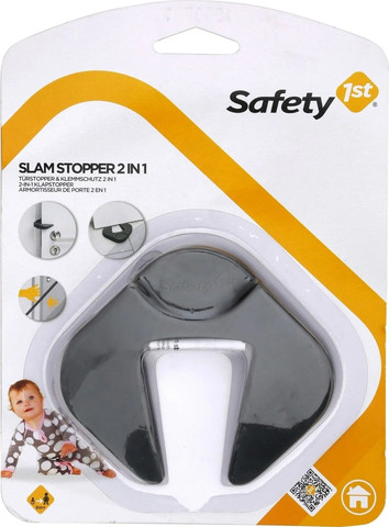 מעצור לדלת ומונע טריקה 2-In-1 Slam Stopper