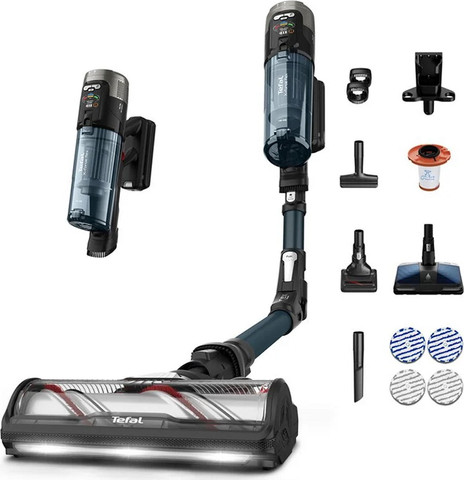 שואב אבק ידני אלחוטי Tefal טפאל X-Force Flex 13.60 Animal Aqua Model TY9AD3HO