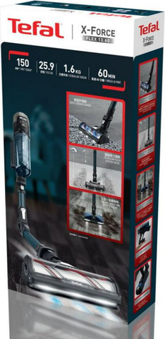 שואב אבק ידני אלחוטי Tefal טפאל X-Force Flex 13.60 Animal Aqua Model TY9AD3HO