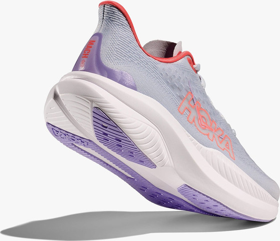 HOKA MACH 6 - נעלי ספורט לנשים הוקה מאך 6 בצבע ורוד דמדומים/שחף