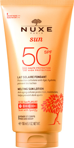 תחליב להגנה מהשמש לפנים ולגוף SPF50