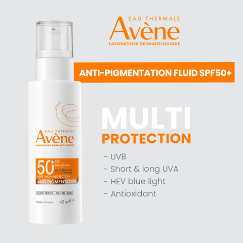 תחליב הגנה מהשמש +SPF50 נגד כתמי פיגמנטציה