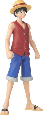 בובת לופי (מאנקי די) 30 סמ וואן פיס | Monkey D. Luffy One Piece Anime Heroes Mega Action Figure