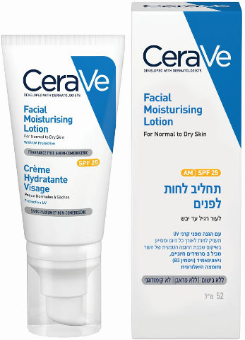 תחליב לחות ליום SPF25 רגיל-יבש