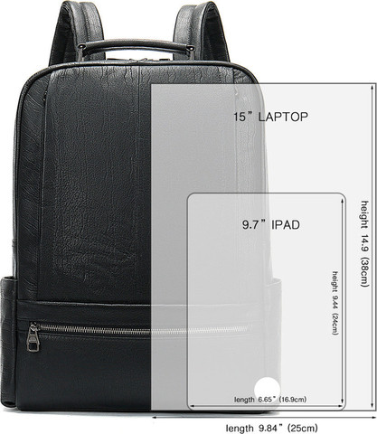 תיק גב Tempo Plus 12L למחשב 16 אינץ' מעור אמיתי מבית כאמל מאונטין