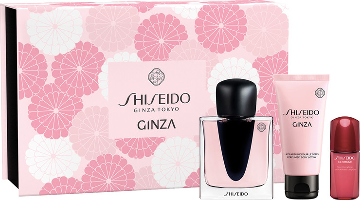 GINZA סט א.ד.פ + תחליב גוף + סרום