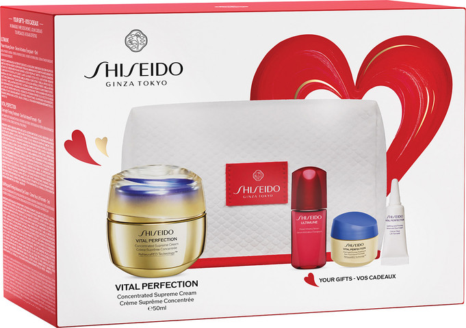 VITAL PERFECTION סט קרם לחות + קרם עיניים + קרם לילה + סרום