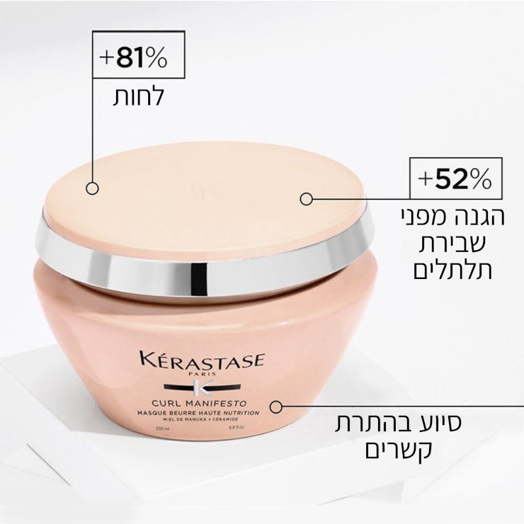 CURL MANIFESTO  מסכה לשיער מתולתל מאוד ומקורזל