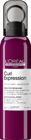 CURL EXPRESSION ספריי מקצועי להאצת ייבוש השיער לשיער מתולתל