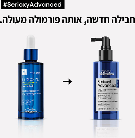 SCALP סרום סריוקסיל לשיפור מראה צפיפות השיער