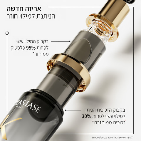 CHRONOLOGISTE שמן בושם יוקרתי לשיער באריזה הניתנת למילוי חוזר