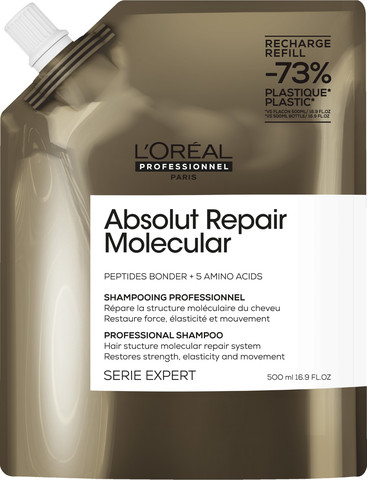 ABSOLUT REPAIR MOLECULAR שמפו מקצועי באריזת מילוי