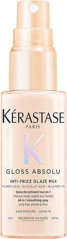 GLOSS ABSOLU ספריי לחות קליל לשיער דק לשליטה בנפח בלתי רצוי (Anti-Frizz) התרת קשרים והגנה מפני חום