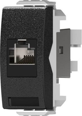 שקע מחשב RJ45 CAT 5E שחור מט ניסקו סוויץ'